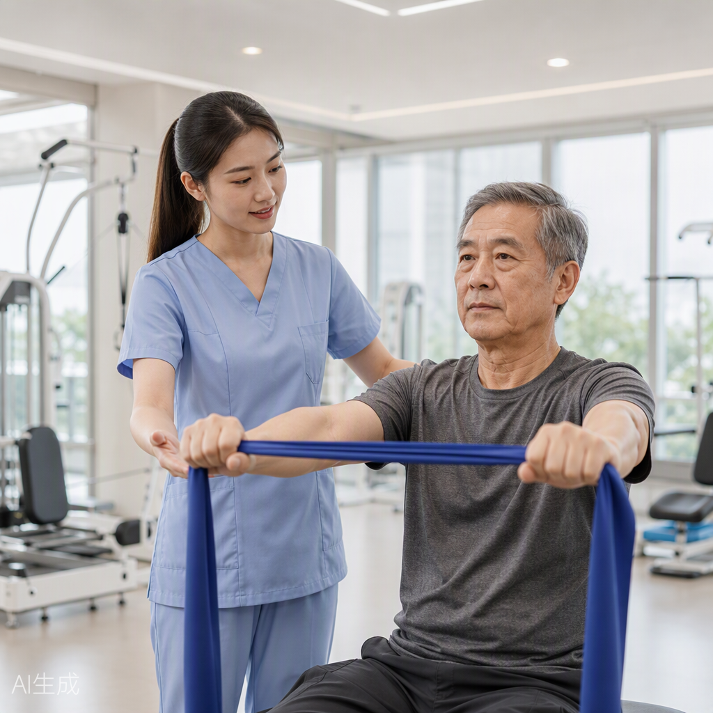 长者安全锻炼实景